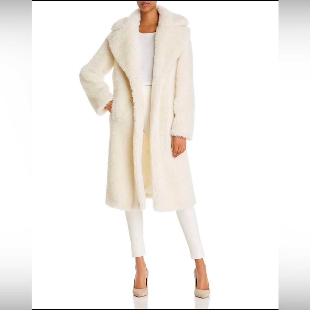 Bagatelle NYC Cozy Sherpa Faux Fur Coat